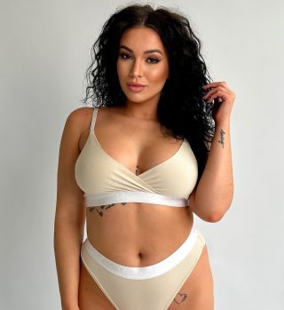 Poslední kousky nejen týhle béžovky jsem dala do slevy 💝 pojďme udělat místo novinkám 😍 #mayobell #mayobelllingerie #sleva